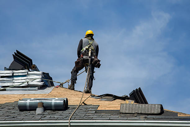 Professional Roofing technician working in Avilla, IN